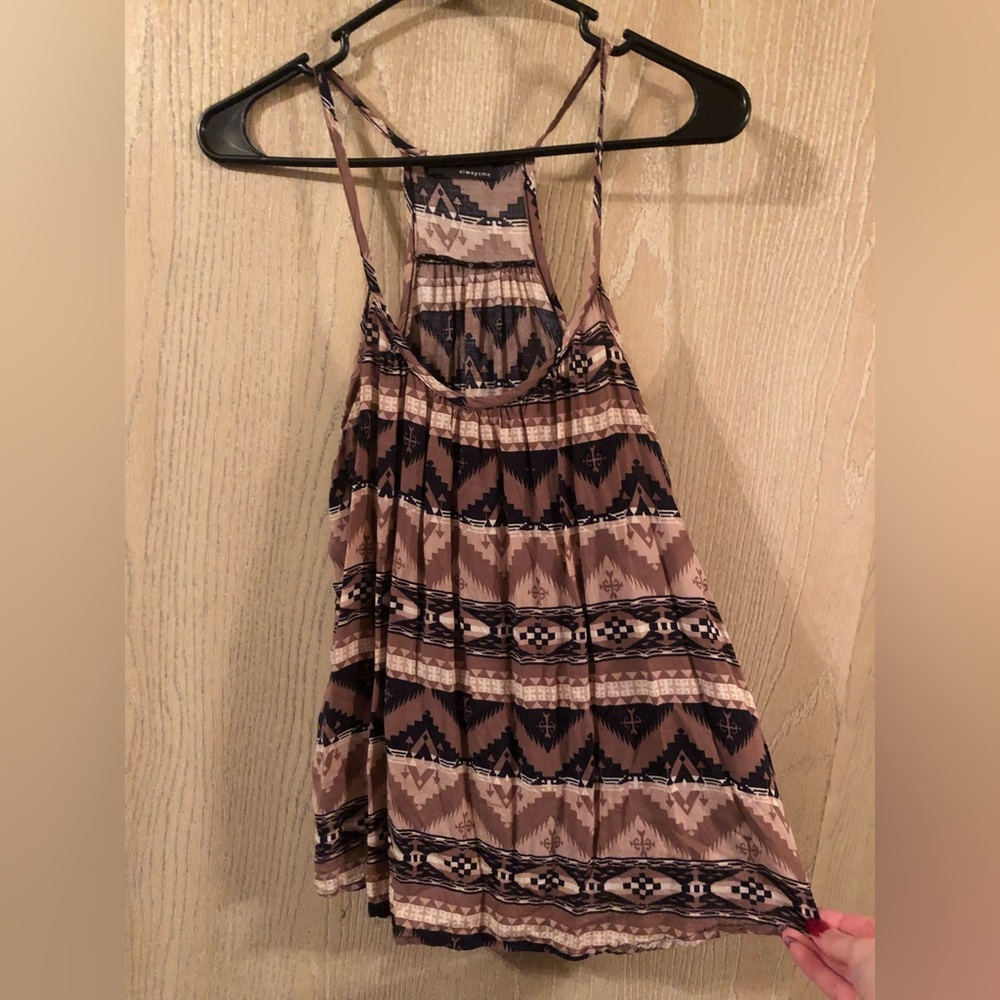 Aztec tank top from a boutique